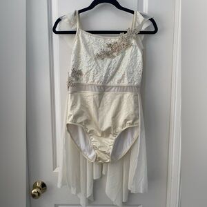 Cream dance costume